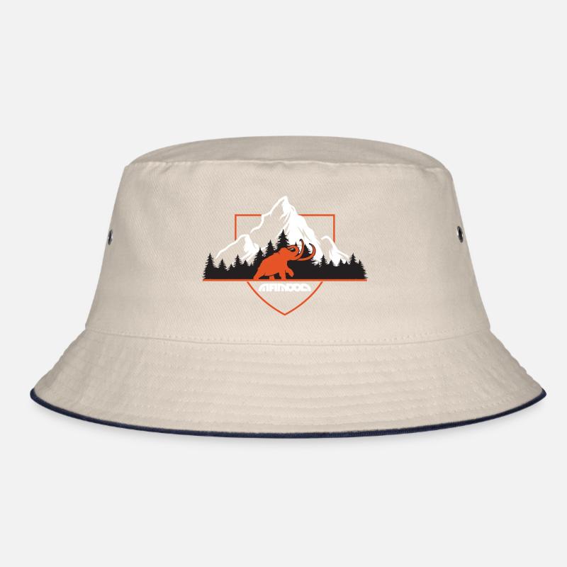 Mammouth dans les montagnes blason bouclier Bob