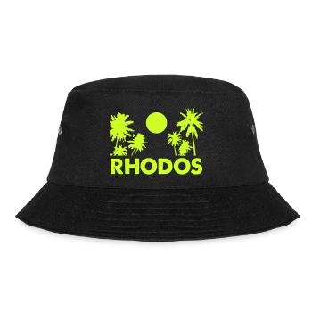 rhodos - Bucket Hat - Schwarz - Vorne - Lela (165cm)