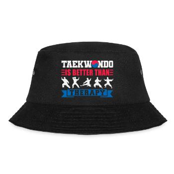 TKD Korean Martial Arts Tae Kwon - Bucket Hat - Schwarz - Vorne - Lela (165cm)