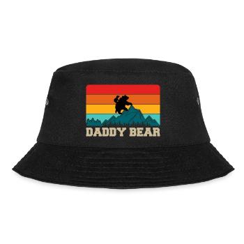 Daddy Bear climb the Mountain in Forest der Bär - Bucket Hat - Schwarz - Vorne - Lela (165cm)
