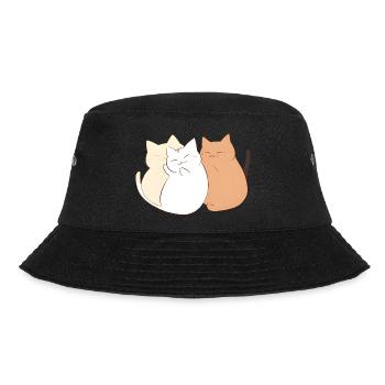 3 chats heureux - Bob - noir - Devant - Lela (165cm)