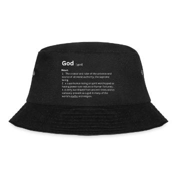 GodDictionary - Bucket Hat - black - Front - Lela (165cm)
