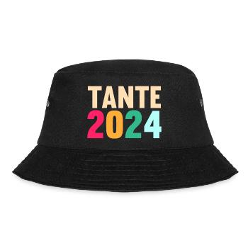 Werdende Tante 2024 - Bucket Hat - Schwarz - Vorne - Lela (165cm)
