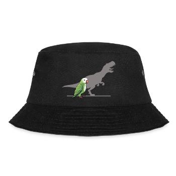 T-Rex shadow parrot - Bucket Hat - black - Front - Lela (165cm)