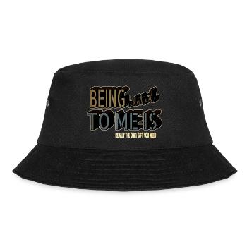 Dino Bike Moon Gift Idea Gift Happy - Bucket Hat - black - Front - Lela (165cm)