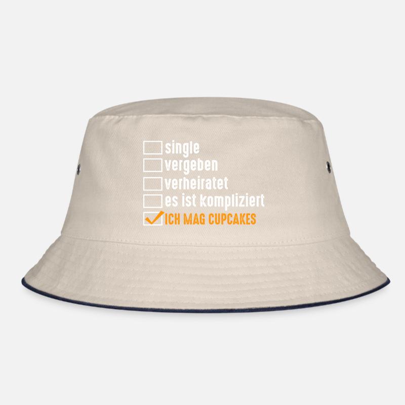 Beziehungsstatus Backen Cupcakes Bucket Hat