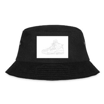 J4 sketch - Bucket Hat - black - Front - Lela (165cm)