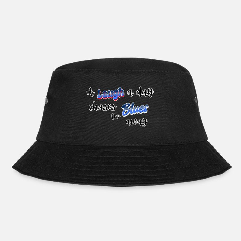 Lachen Sie weiter - Bucket Hat - Schwarz