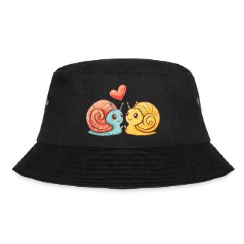 Couple d’escargots amoureux Animal Saint-Valentin - Bob - noir - Devant - Lela (165cm)