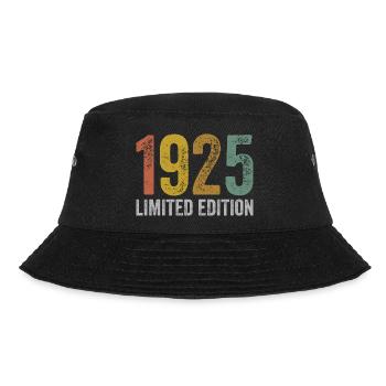 Jahrgang 1925 Limited Edition Geburtstag - Bucket Hat - Schwarz - Vorne - Lela (165cm)