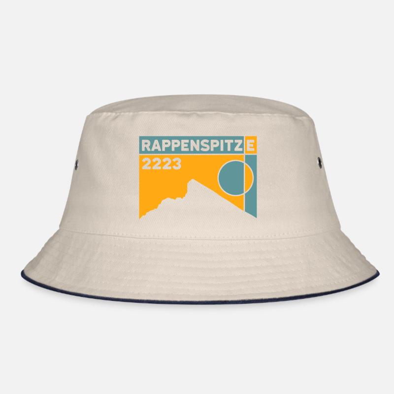 Rappenspitze Crossing Mountain Tour Souvenir Bucket Hat