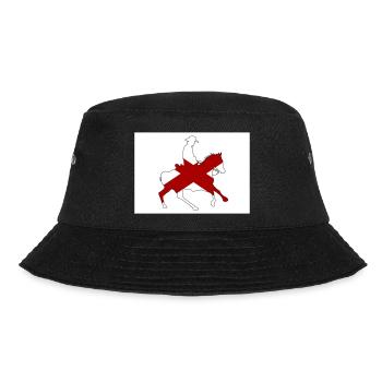 Alabama Staatsflagge Cowboy - Bucket Hat - Schwarz - Vorne - Lela (165cm)