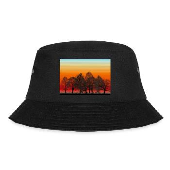 Dämmerung - Bucket Hat - Schwarz - Vorne - Lela (165cm)