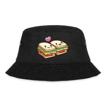 Sandwich Couple Amour Coeur Saint Valentin - Bob - noir - Devant - Lela (165cm)