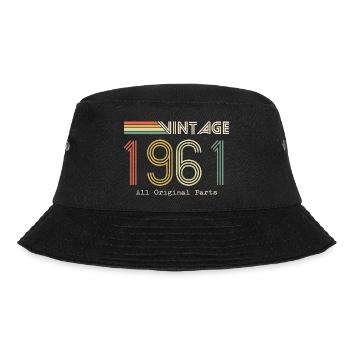 Episch und legendär, geboren 1961: 63. Geburtstag - Bucket Hat - Schwarz - Vorne - Lela (165cm)