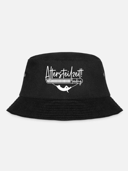 Altersteilzeit loading Ladebalken Hängematte ATZ - Bucket Hat - Schwarz