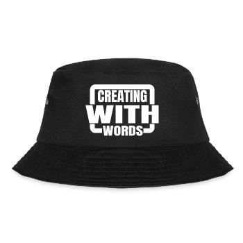 quote fostering creativity bday fiction writing - Bucket Hat - Schwarz - Vorne - Lela (165cm)