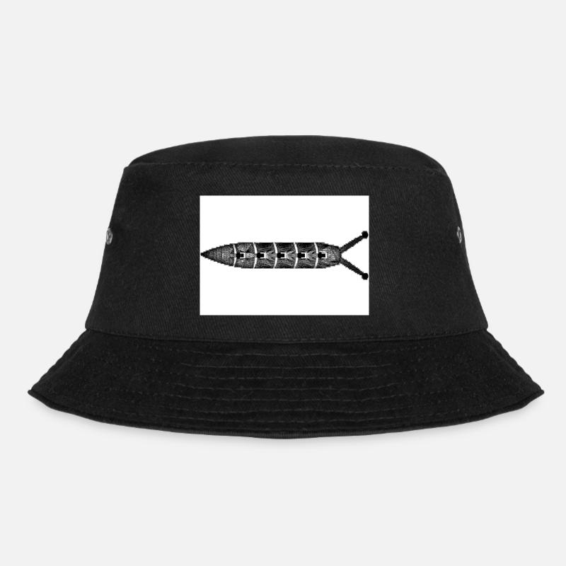 Kackschnecke - Bucket Hat - Schwarz