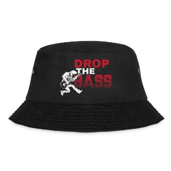 Drop the Bass Music Lover Statement - Bucket Hat - black - Front - Lela (165cm)
