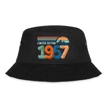 Limitierte Auflage 1957 - Bucket Hat - Schwarz - Vorne - Lela (165cm)