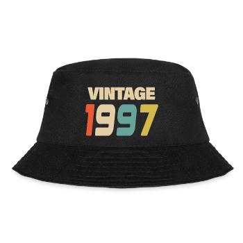 1997 Vintage Retro Classic 1997 - Bucket Hat - Schwarz - Vorne - Lela (165cm)