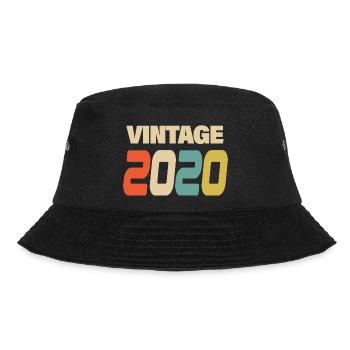 2020 Vintage Retro Classic 2020 - Bucket Hat - Schwarz - Vorne - Lela (165cm)