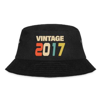 2017 Vintage Retro Classic 2017 - Bucket Hat - Schwarz - Vorne - Lela (165cm)