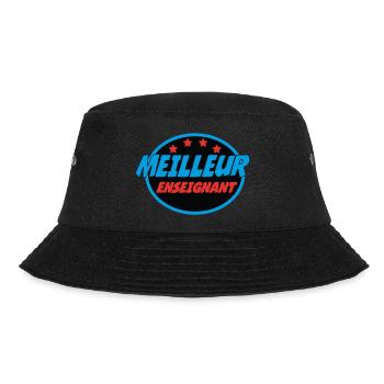 BESTER LEHRER - Bucket Hat - Schwarz - Vorne - Lela (165cm)