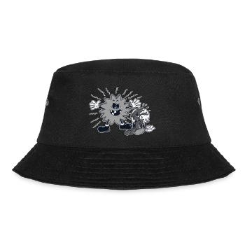 Ungeordnete Sonne, Durstige Erde - Bucket Hat - Schwarz - Vorne - Lela (165cm)