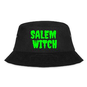 SalemWitch Halloween Design - Bucket Hat - black - Front - Lela (165cm)