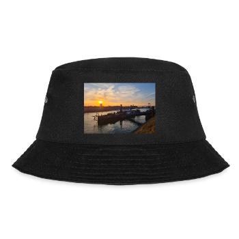 Duisburg Ruhrort (Poster) - Bucket Hat - Schwarz - Vorne - Lela (165cm)