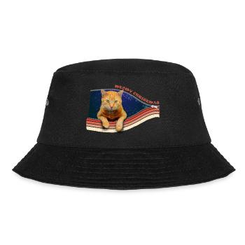 Funny Cat - Meowy Christmas - Bucket Hat - black - Front - Lela (165cm)