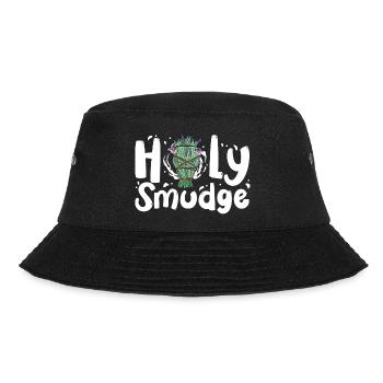 Holy Smudge Sage Cleansing Smudging Energy Healing - Bucket Hat - Schwarz - Vorne - Lela (165cm)