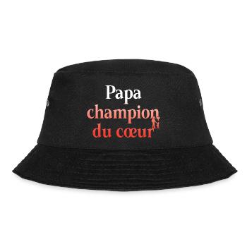 papa père papou humour blague cadeau 5 - Bob - noir - Devant - Lela (165cm)