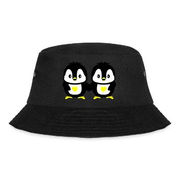 Pingouins Amour mignon - Bob - noir - Devant - Lela (165cm)