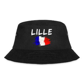 Lille France Ville Drapeau de Lille - Bob - noir - Devant - Lela (165cm)