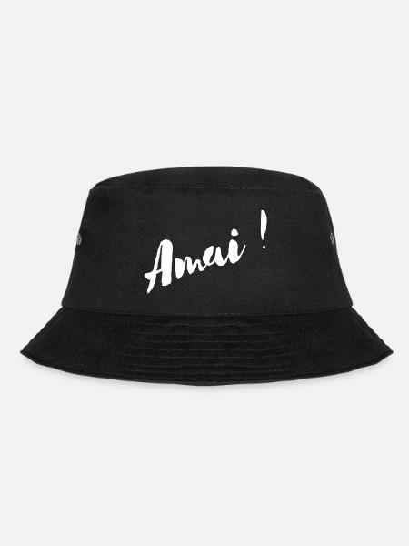 AMAİ – Brussels Flemish Verlan T-shirt - Bucket Hat - black