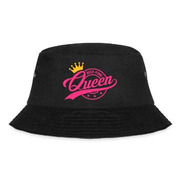 Beer Pong Queen 3 - Bucket Hat - Schwarz - Vorne - Lela (165cm)