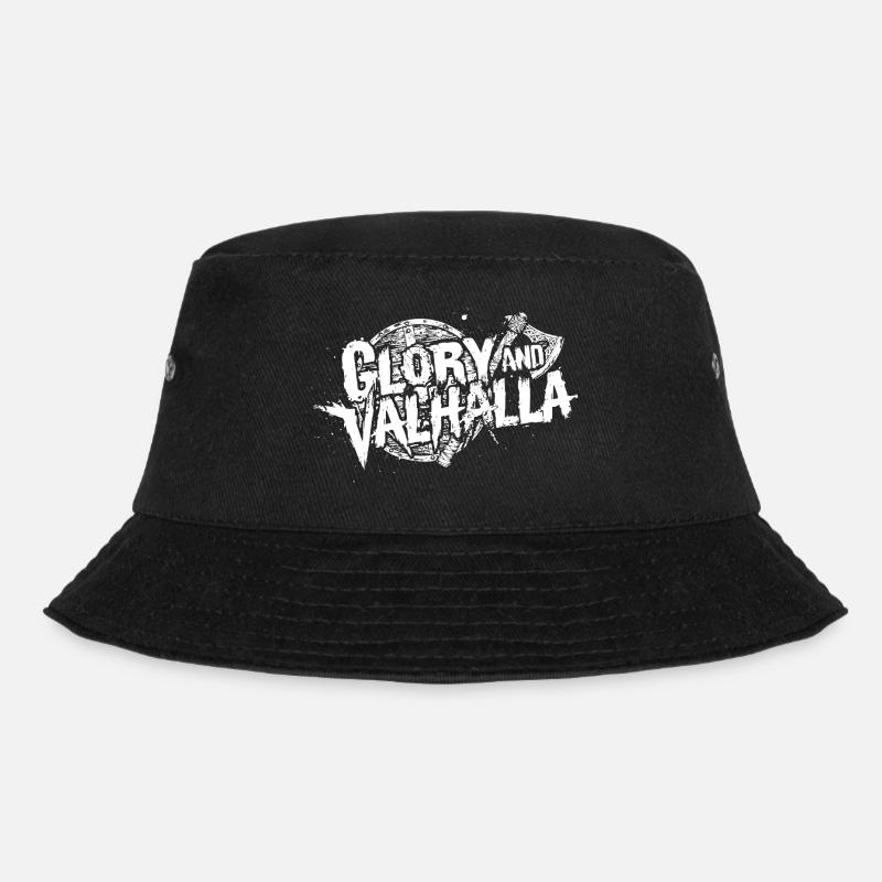 Glory and Valhalla - Bucket Hat - black