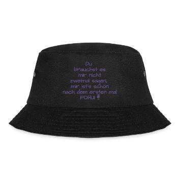 POHUI - Bucket Hat - black - Front - Lela (165cm)