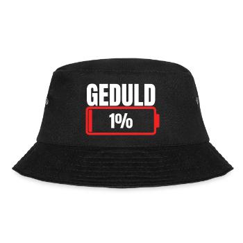 Patience 1% battery empty - Bucket Hat - black - Front - Lela (165cm)