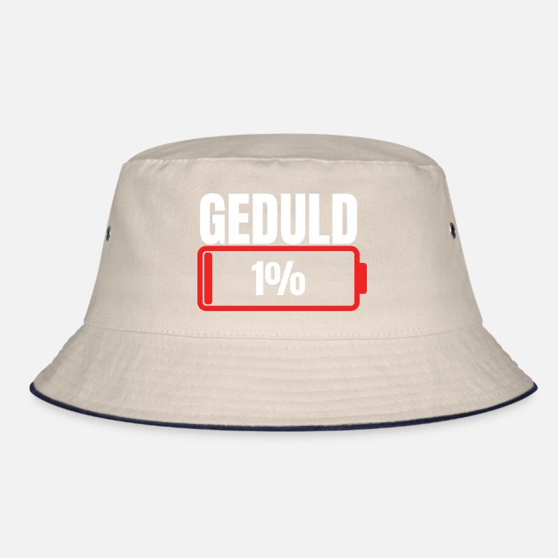 Patience 1% battery empty Bucket Hat