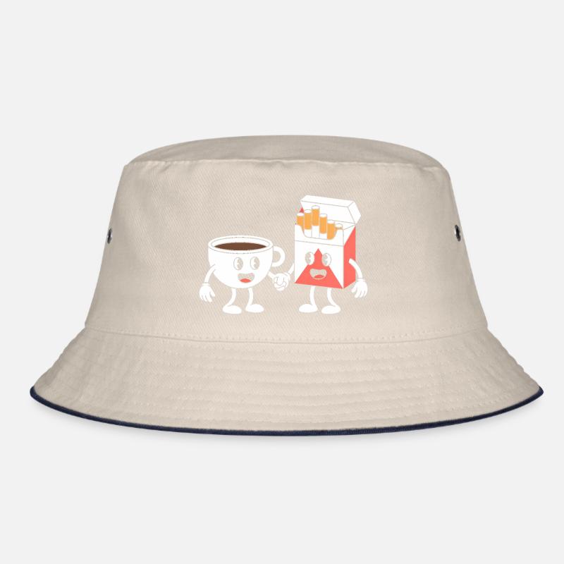 Coffee and Cigarettes  - Funny T-Shirt Bucket Hat