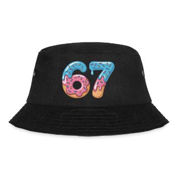 Donut numbers 6 and 7 - Bucket Hat - black - Front - Lela (165cm)