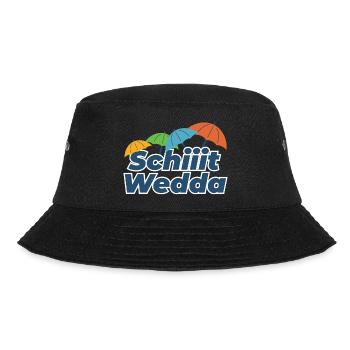 Colored Umbrellas Comic Style (Fucking Weather) - Bucket Hat - black - Front - Lela (165cm)