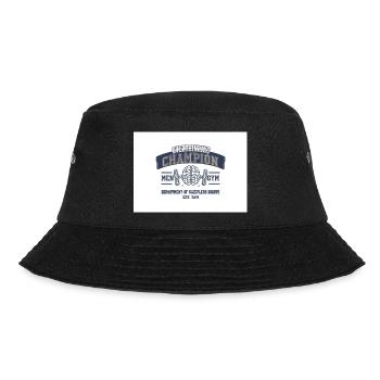 Overthinking Champion Fitnesswitz - Bucket Hat - Schwarz - Vorne - Lela (165cm)