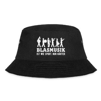 Brass band music is like sports Brass band musicians - Bucket Hat - black - Front - Lela (165cm)