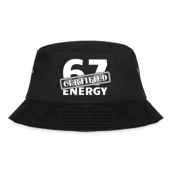 Certified 6 7 Energy Fun 67 Number Six Strainer - Bucket Hat - black - Front - Lela (165cm)