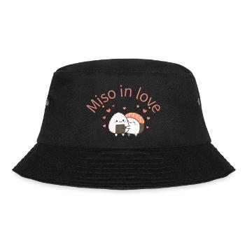 Miso in Love Sushi Hug sushi hug - Bucket Hat - black - Front - Lela (165cm)