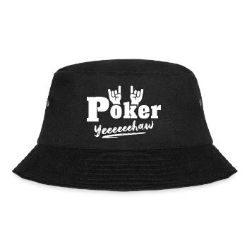 Poker Pokern - Bucket Hat - Schwarz - Vorne - Lela (165cm)